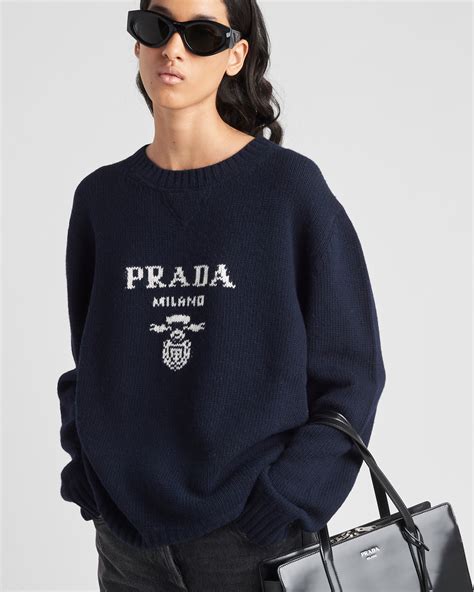 prada sweater knit|Prada cashmere sweater.